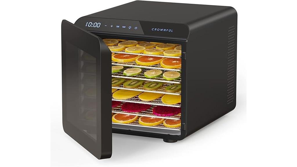 seven tray food dehydrator