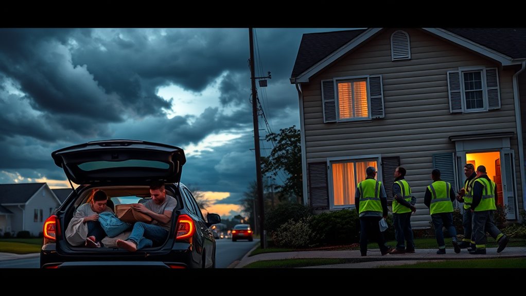 shelter or evacuate decide