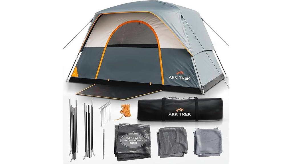 six person camping tent