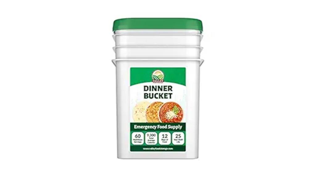 sixty servings long term food