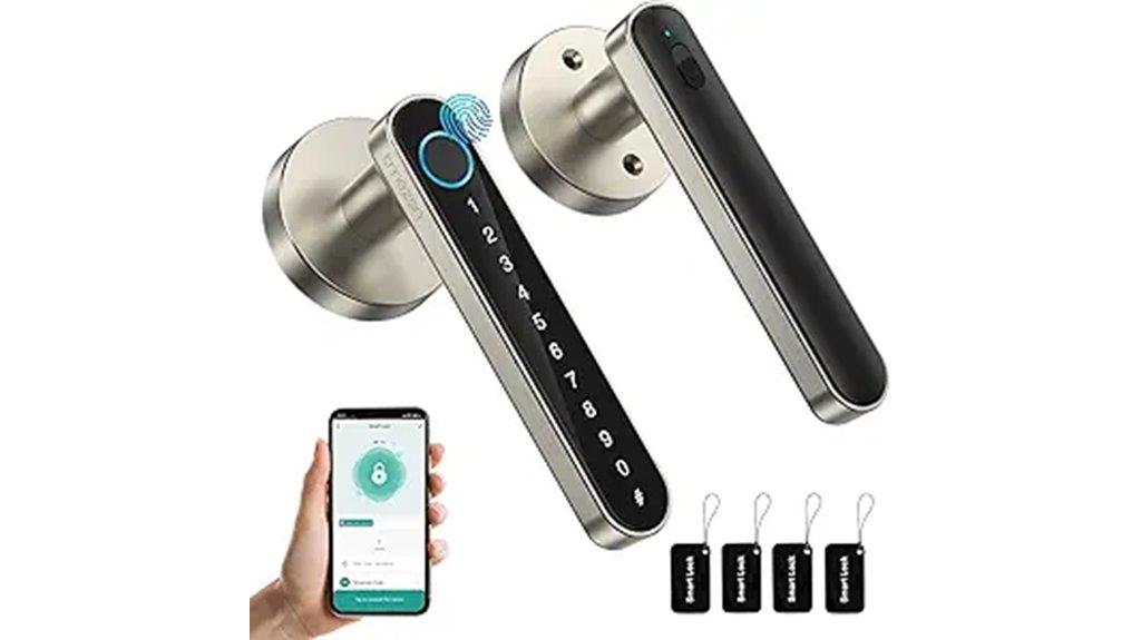 smart fingerprint keyless lock