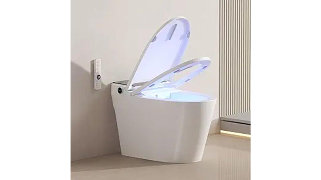 smart toilet with bidet