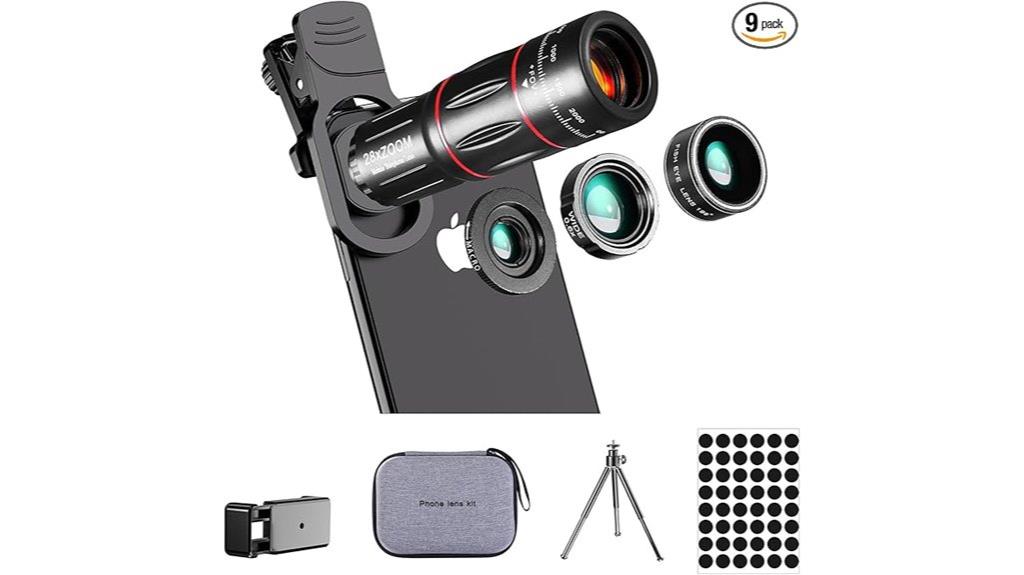 smartphone camera lens kit