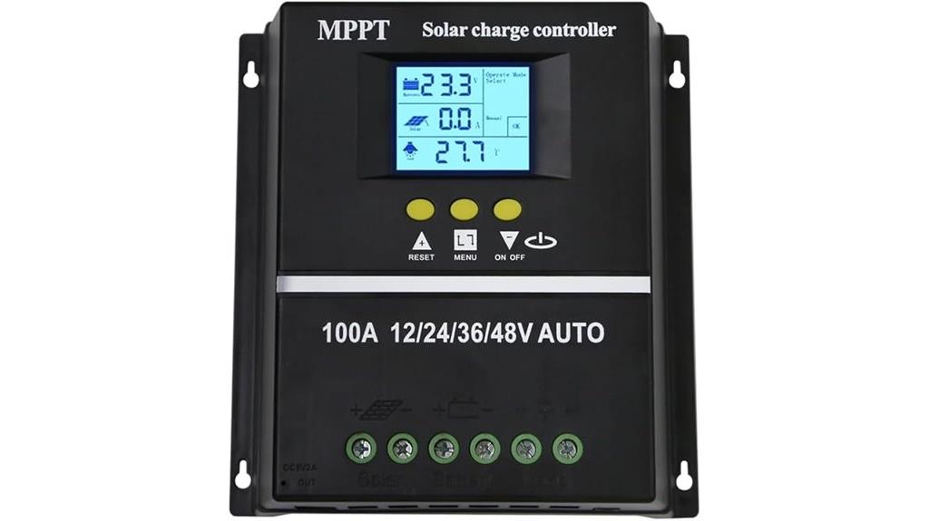 solar charge controller lcd