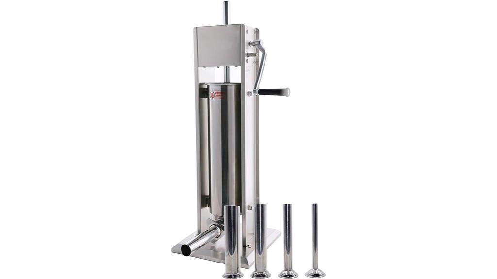 stainless steel sausage stuffer