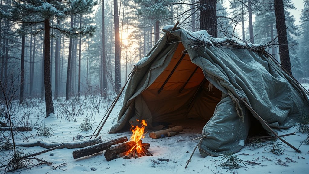 stay warm with minimal gear