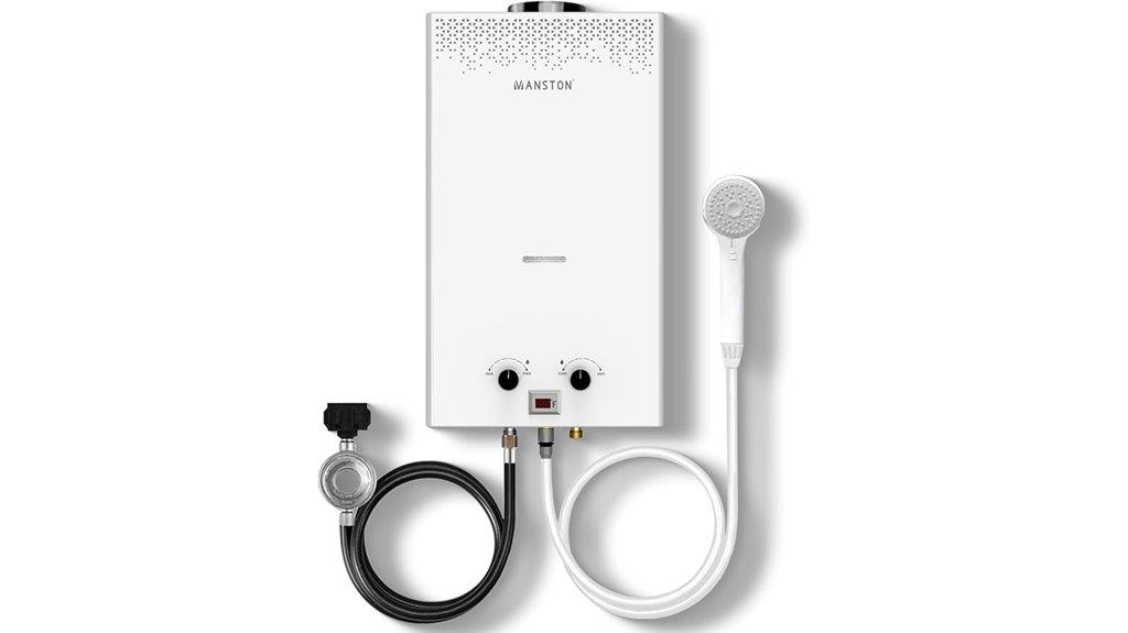 tankless propane water heater