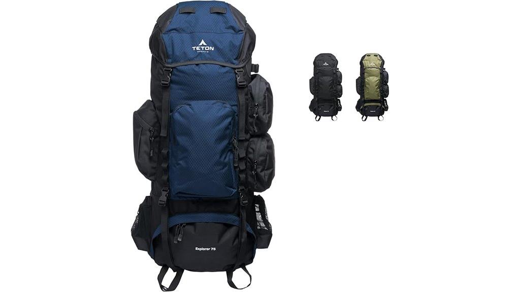 teton 75l explorer backpack
