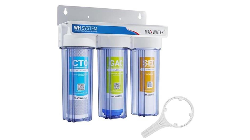 three stage water filtration