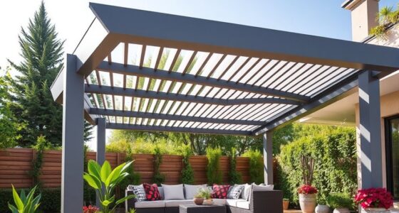 top aluminum pergola kits