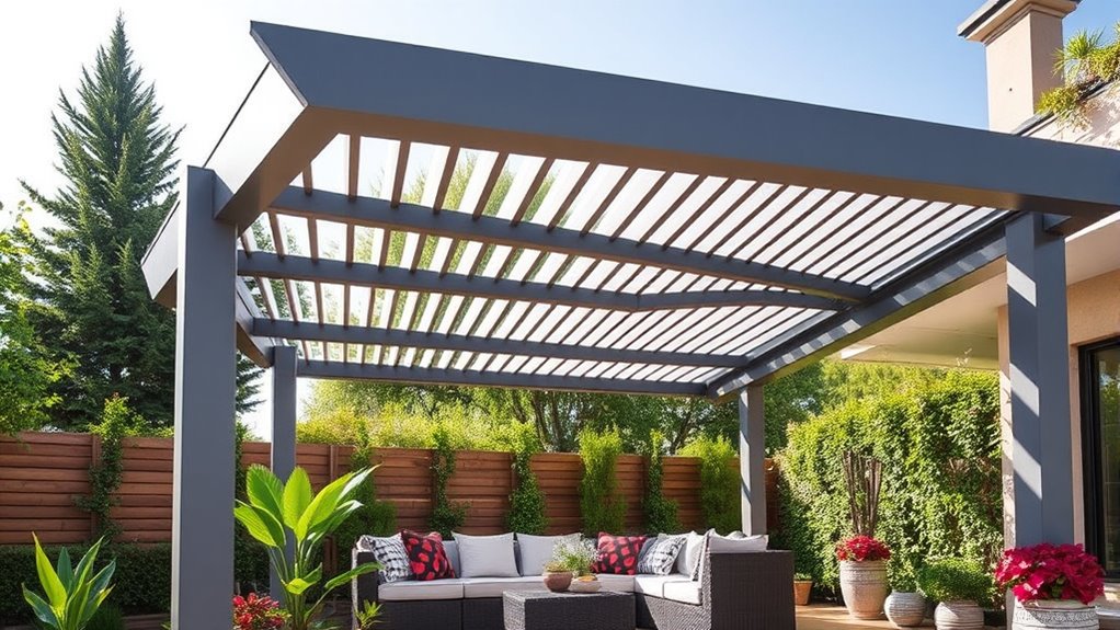 top aluminum pergola kits