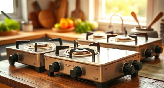 top double kerene burner stoves