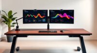 top dual monitor standing desks