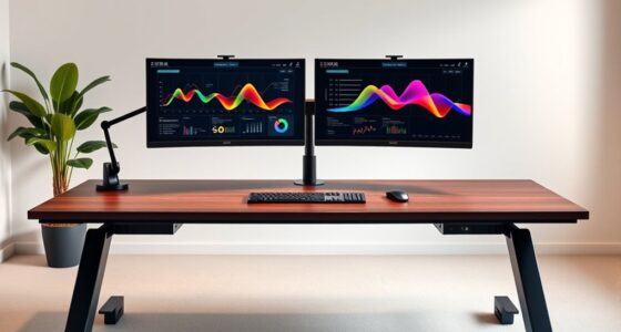 top dual monitor standing desks