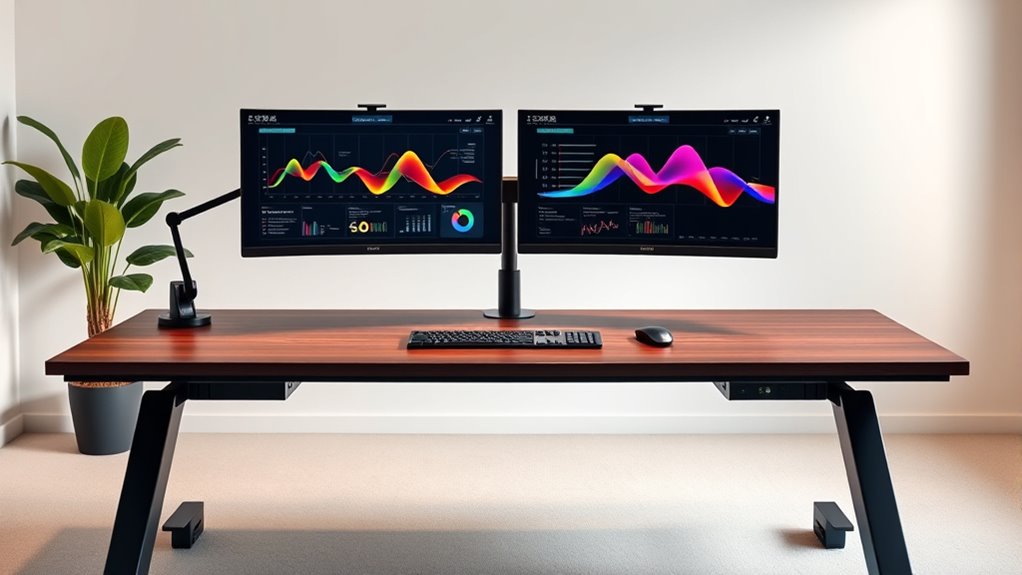 top dual monitor standing desks