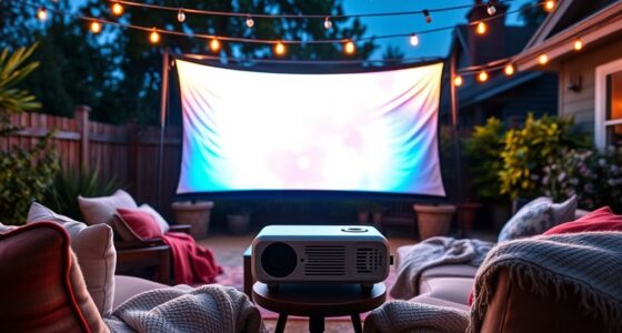 top portable outdoor projectors