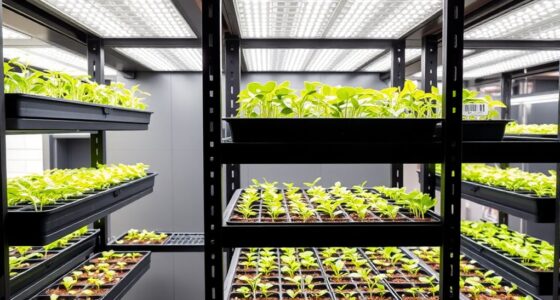 top seedling grow light racks