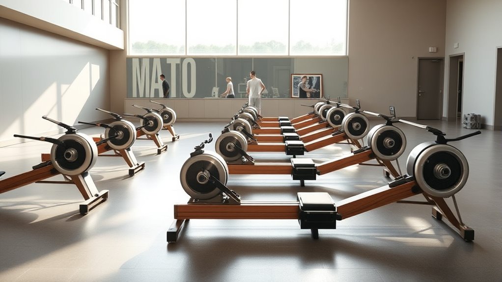 top water air rowing machines