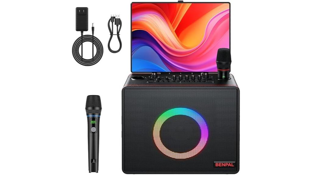 touchscreen wireless karaoke