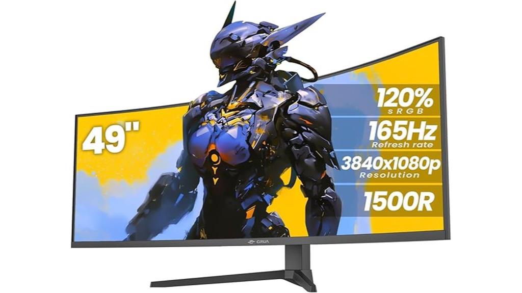 ultra wide curved gaming monitor