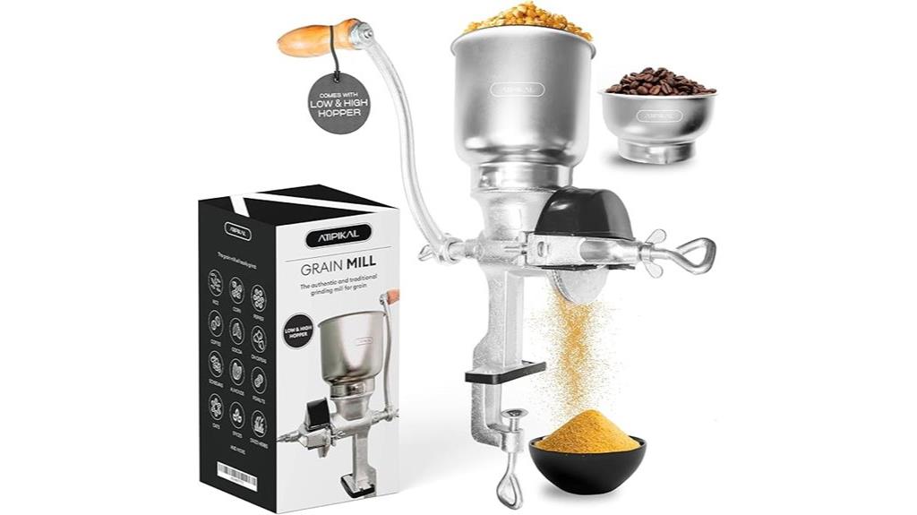 unique manual grain mill