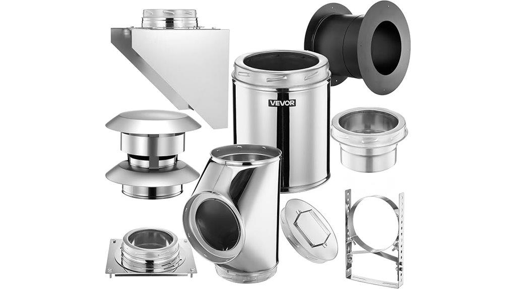 wall mounted chimney installation