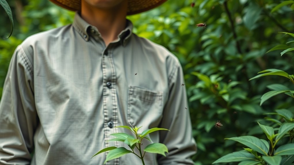 wear protective insect repellent clothing