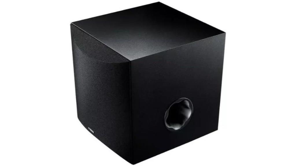 yamaha 100w subwoofer black