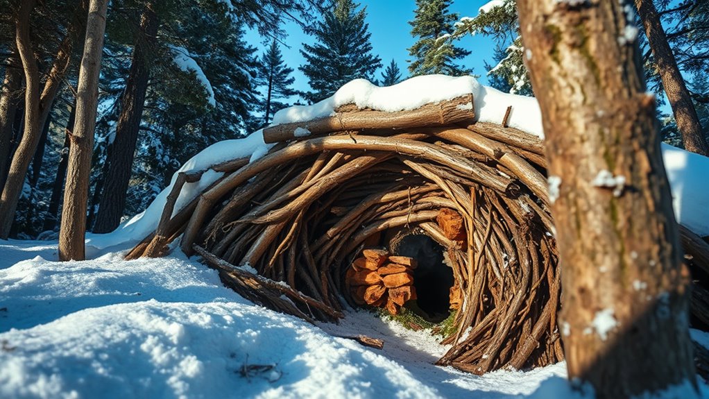 constructing cold climate huts