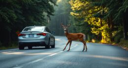 deer collision evacuation safety