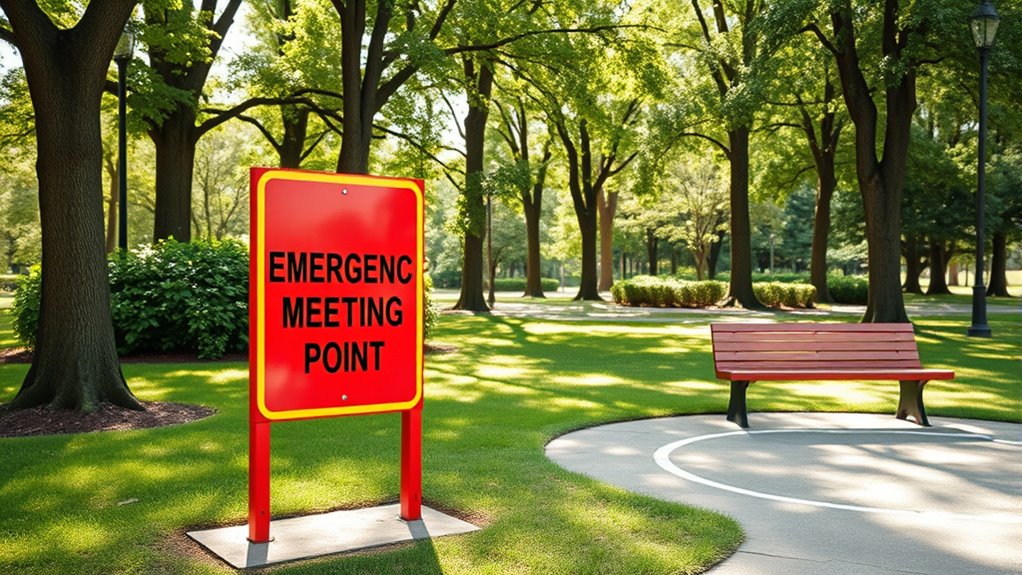 designate emergency meeting location