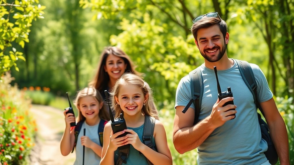 family communication via radios