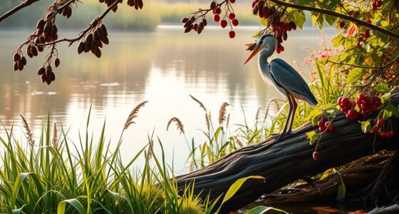 locating food near water