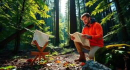 navigation using map compass