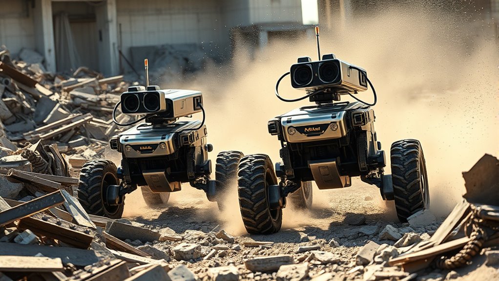 obstacle detection ensures safe navigation