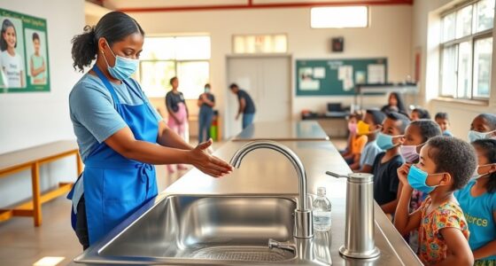 practice sanitation to prevent disease