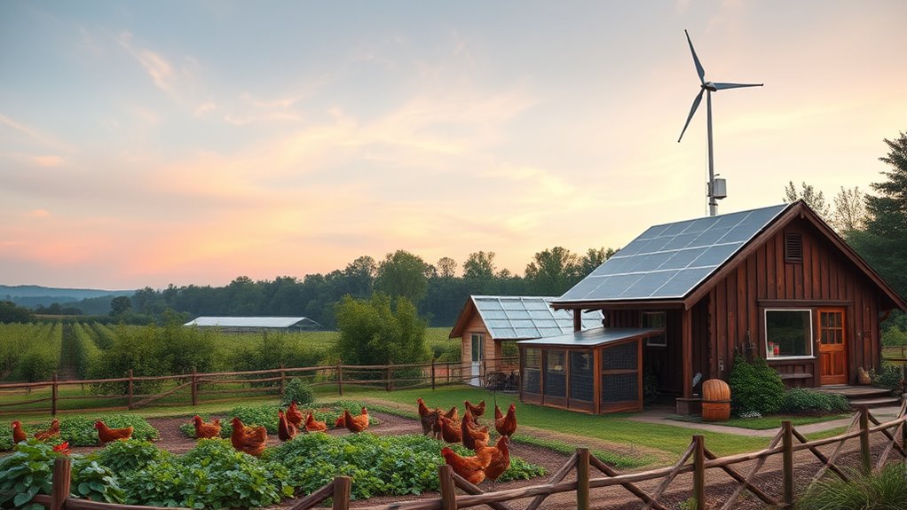 sustainable homestead solar integration