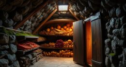underground food storage cellar