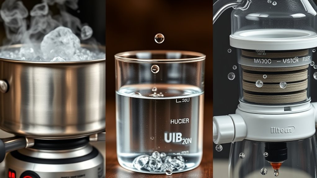 water purification methods comparison