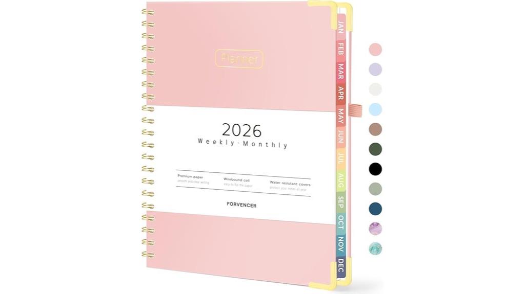 2026 calendar planner hardcover