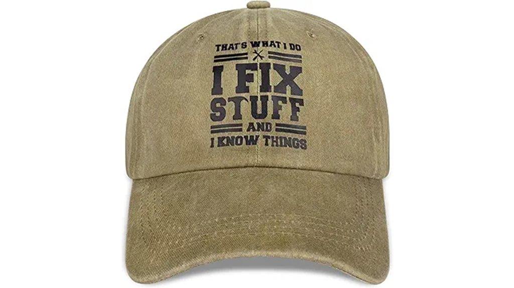 adjustable cotton cap