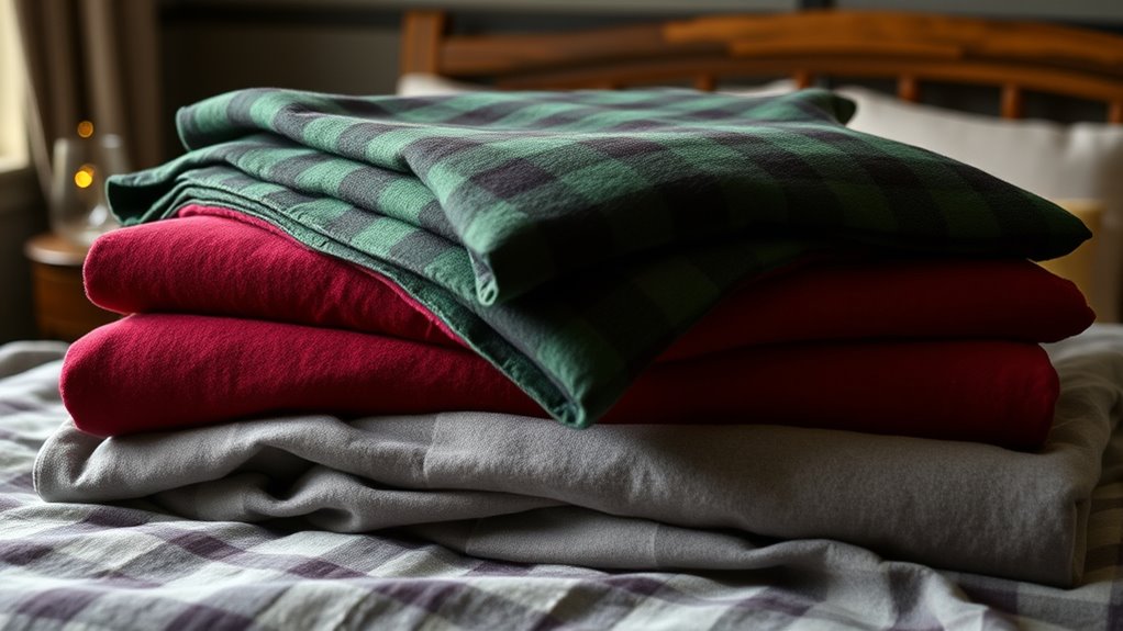 cozy flannel sheets selection