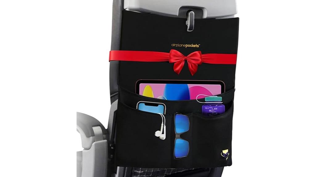 seat back travel organizer