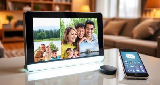 top email enabled digital frames