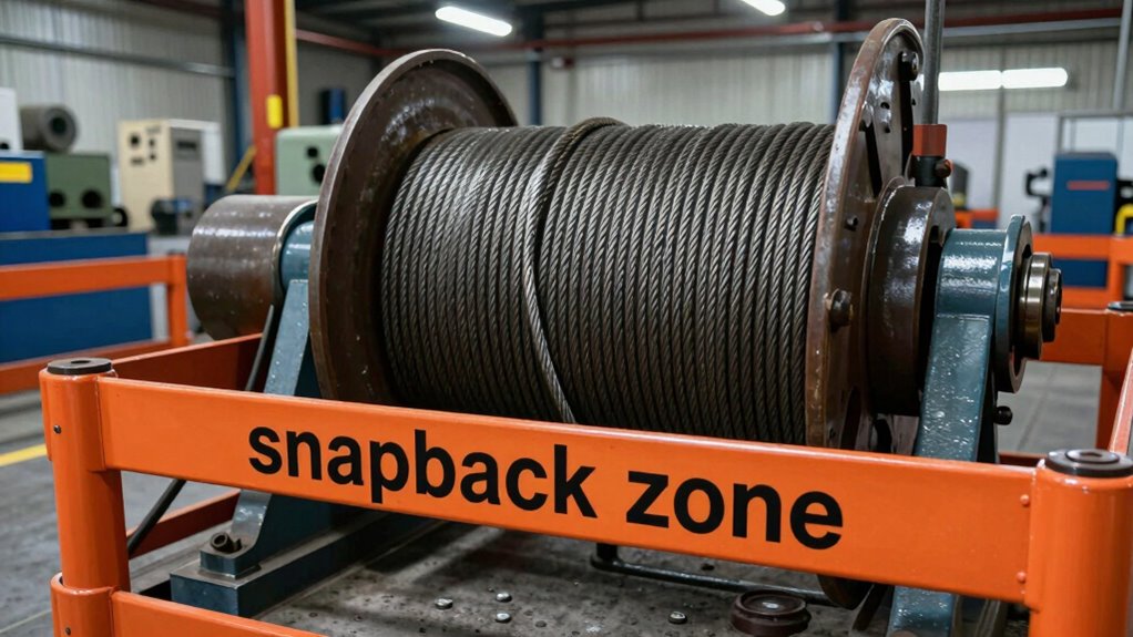 avoid snapback zone hazards