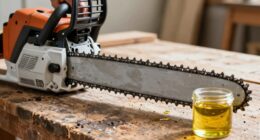 bar oil causes chainsaw halt