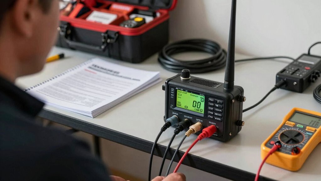 check connections and antenna