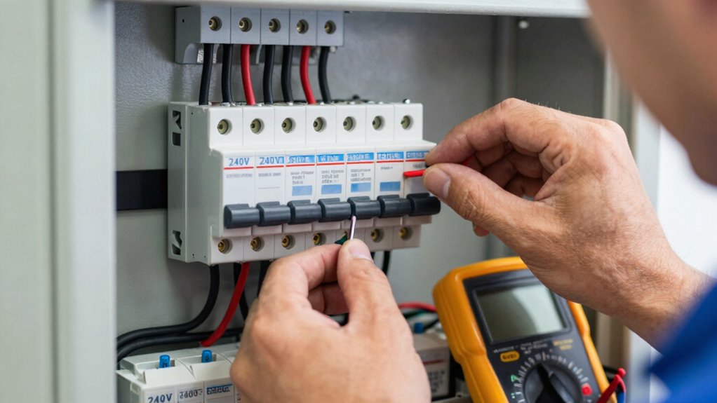 check grounding and overloads