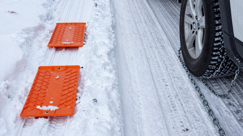 choose appropriate traction devices