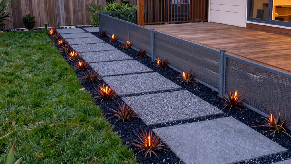 create fire resistant landscaping barriers